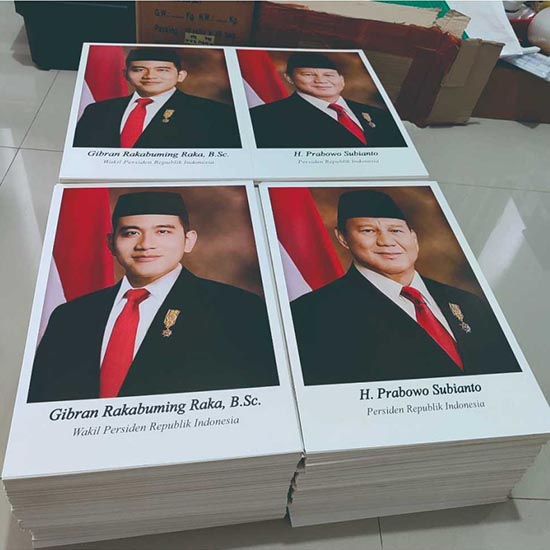 Poster Presiden Wakil Uk. A1 (60X80cm)